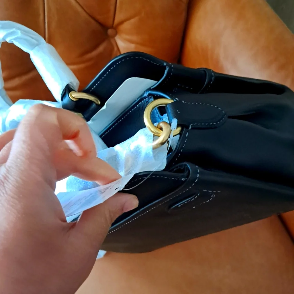 NWT Coach Tate Carryall 29 Black - Picture 10 of 16